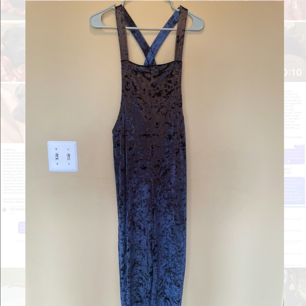 Urban Outfitters, Velvet Blue Jumper.